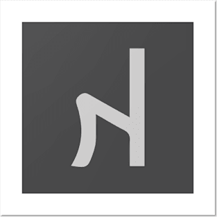 𐰴 - Letter K (v1) - Old Turkic Alphabet Posters and Art